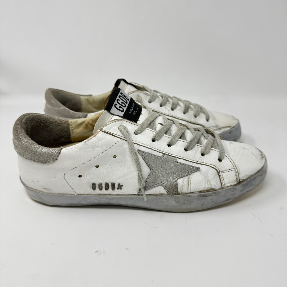 Authentic Golden Goose leather Superstar sneakers size 40